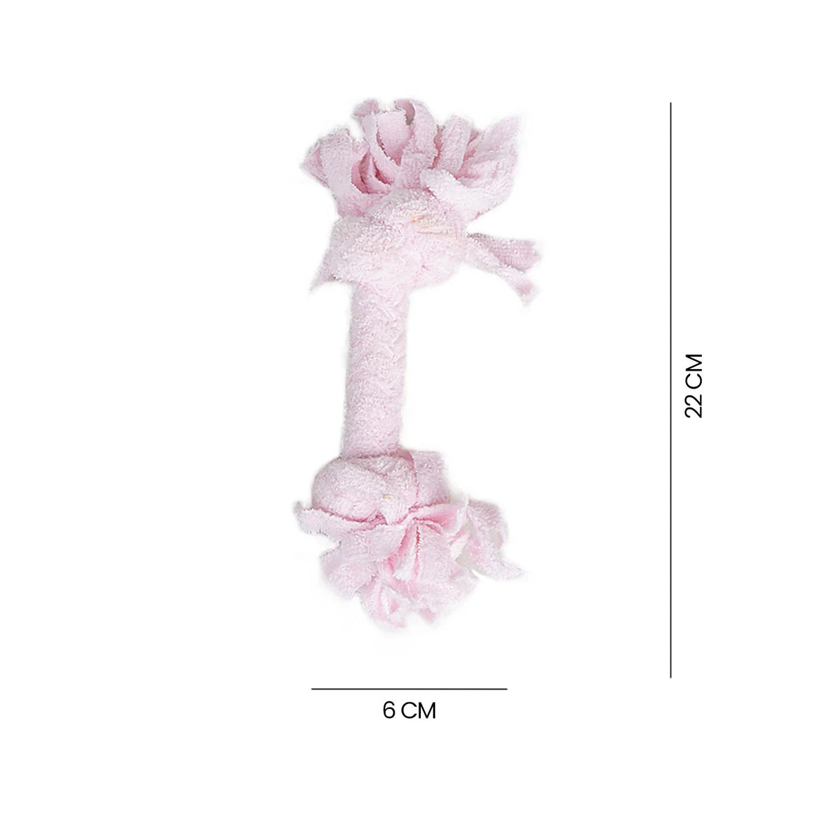 HUESITO TERRY DE 2 NUDOS DOGS ROSA DKT PW10024