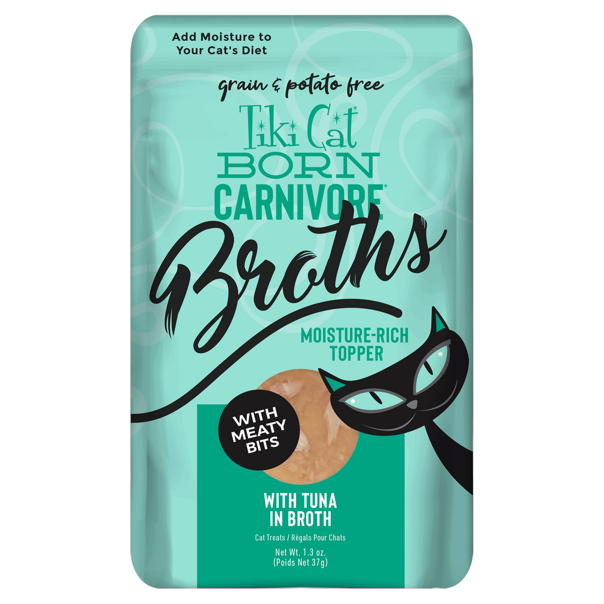 Broths Atun En Caldo 37Gr Pouch Tiki Cat
