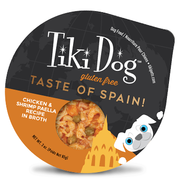 Taste Of Spain Pollo Y Camaron Paella 85Gr Bandeja Tiki Dog Petit
