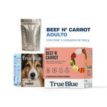 TRUE BLUE - ADULTO BEEF N CARROT X 5 UND (2,5 KG)