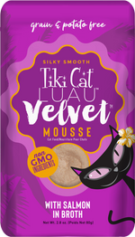 Velvet Mousse Salmon En Caldo 80Gr Pouch Tiki Cat Luau