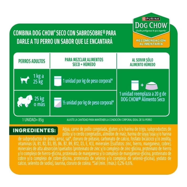 DOG CHOW POLLO ADULTO ALIMENTO PARA PERROS