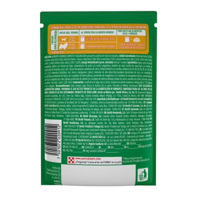 DOG CHOW POLLO ADULTO ALIMENTO PARA PERROS