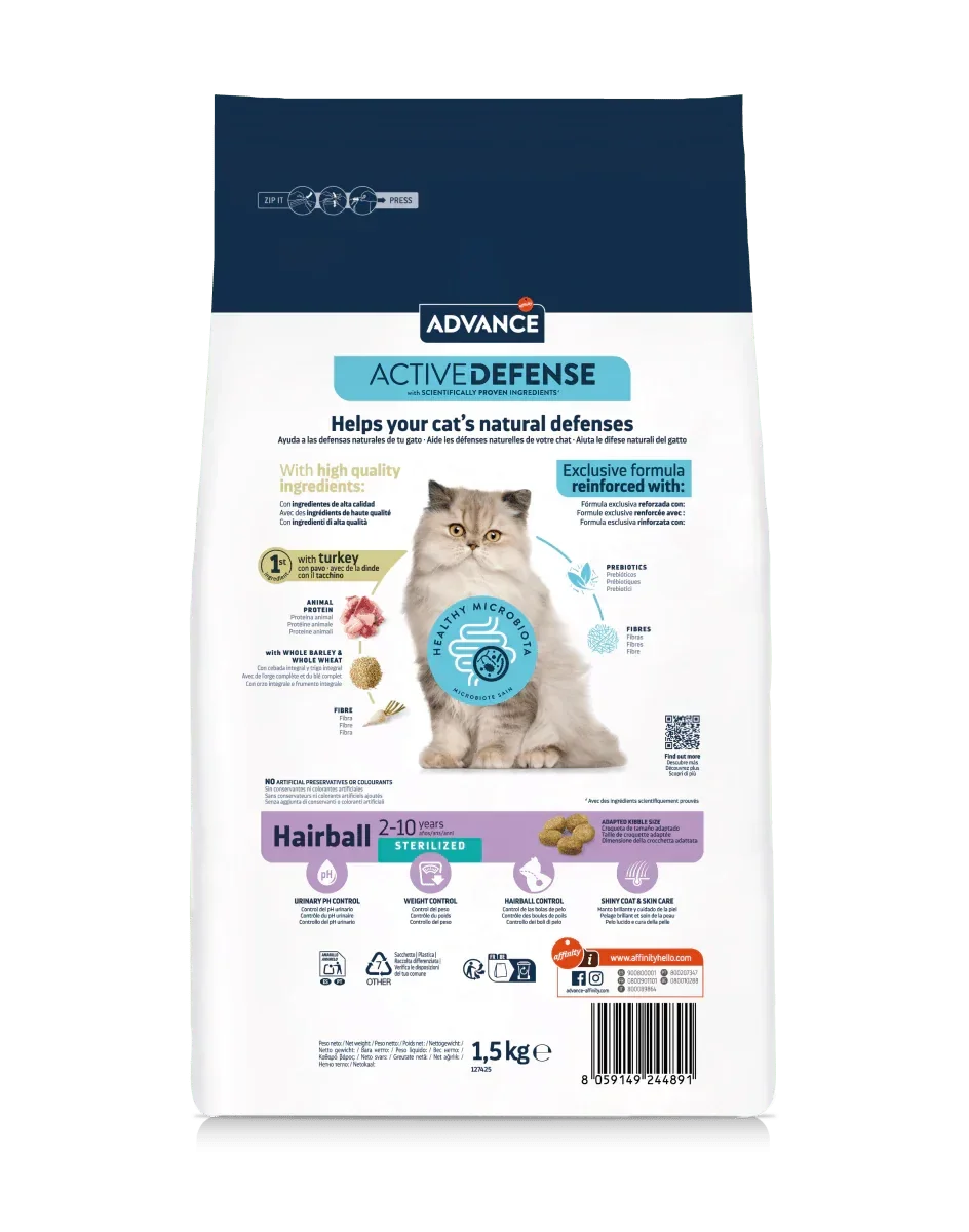 Advance Gato Hairball Sterilized 1.5 KL