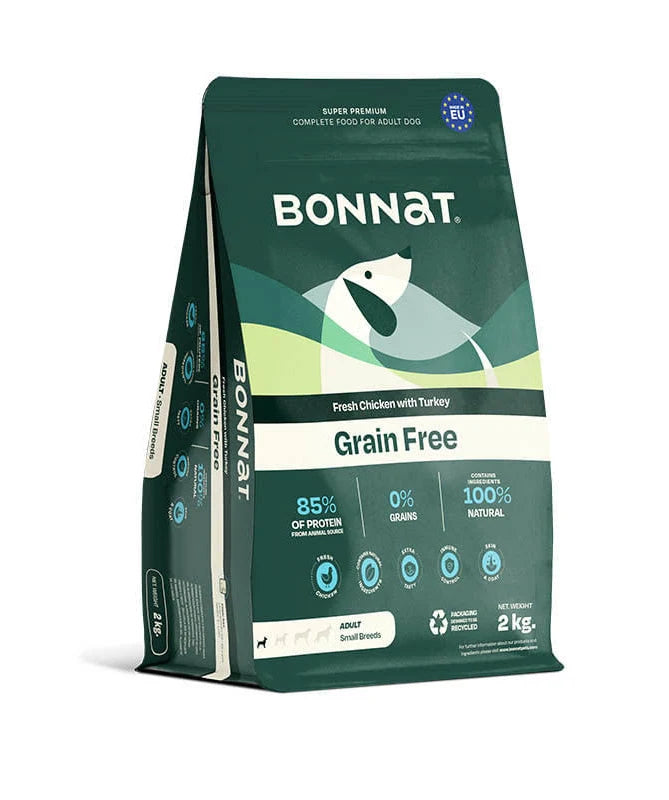 BONNAT GRAIN FREE CANINE ADULT SMALL BREEDS X 2 KG