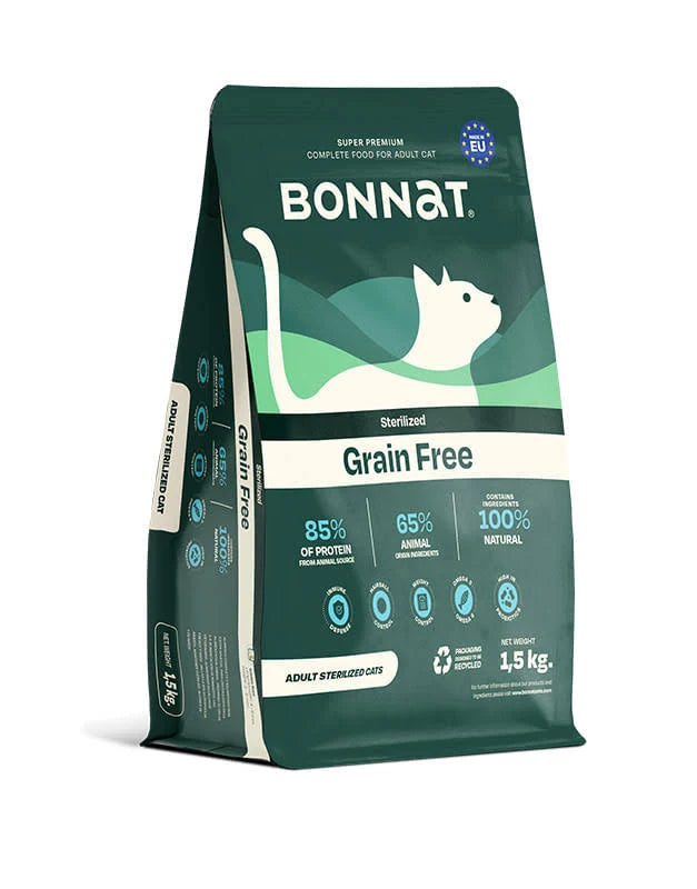 BONNAT GRAIN FREE FELINE ADULT X 1,5 KG