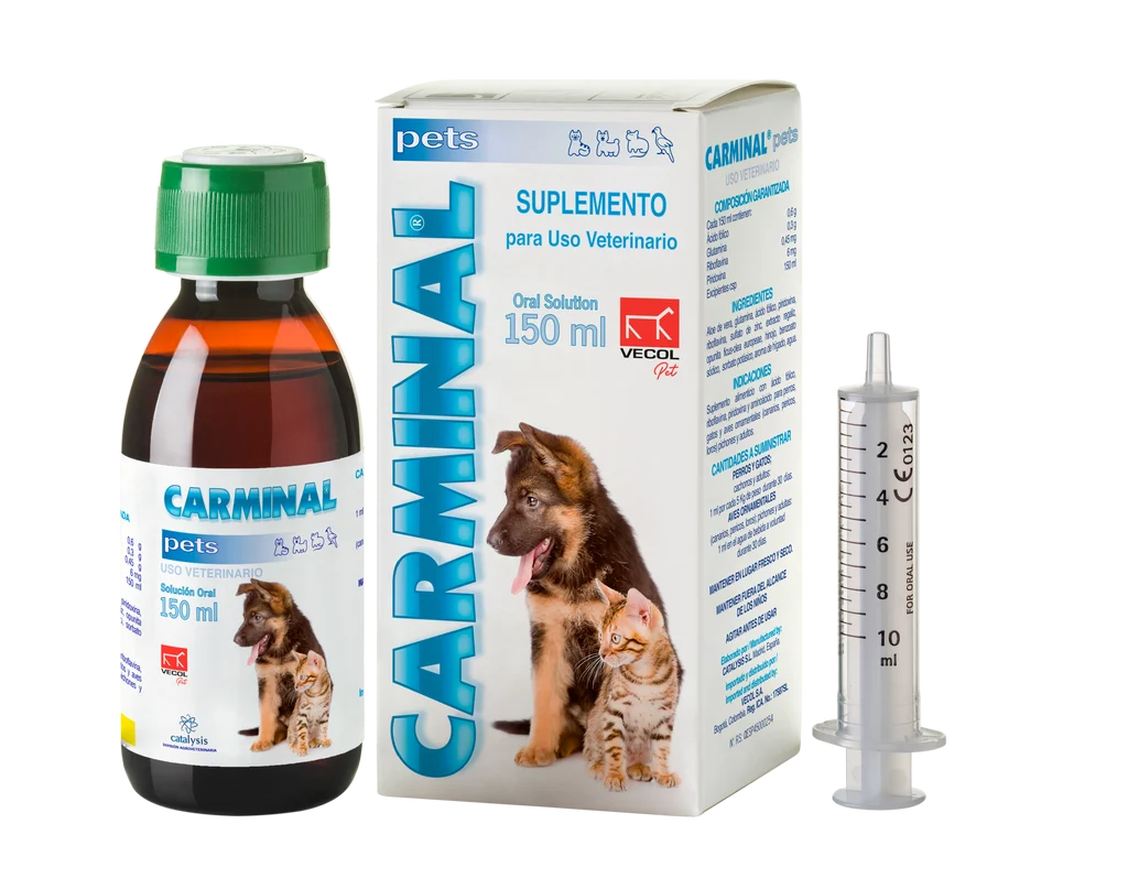 CARMINAL PETS SULEMENTO NUTRICIONAL FCO X 150 ML
