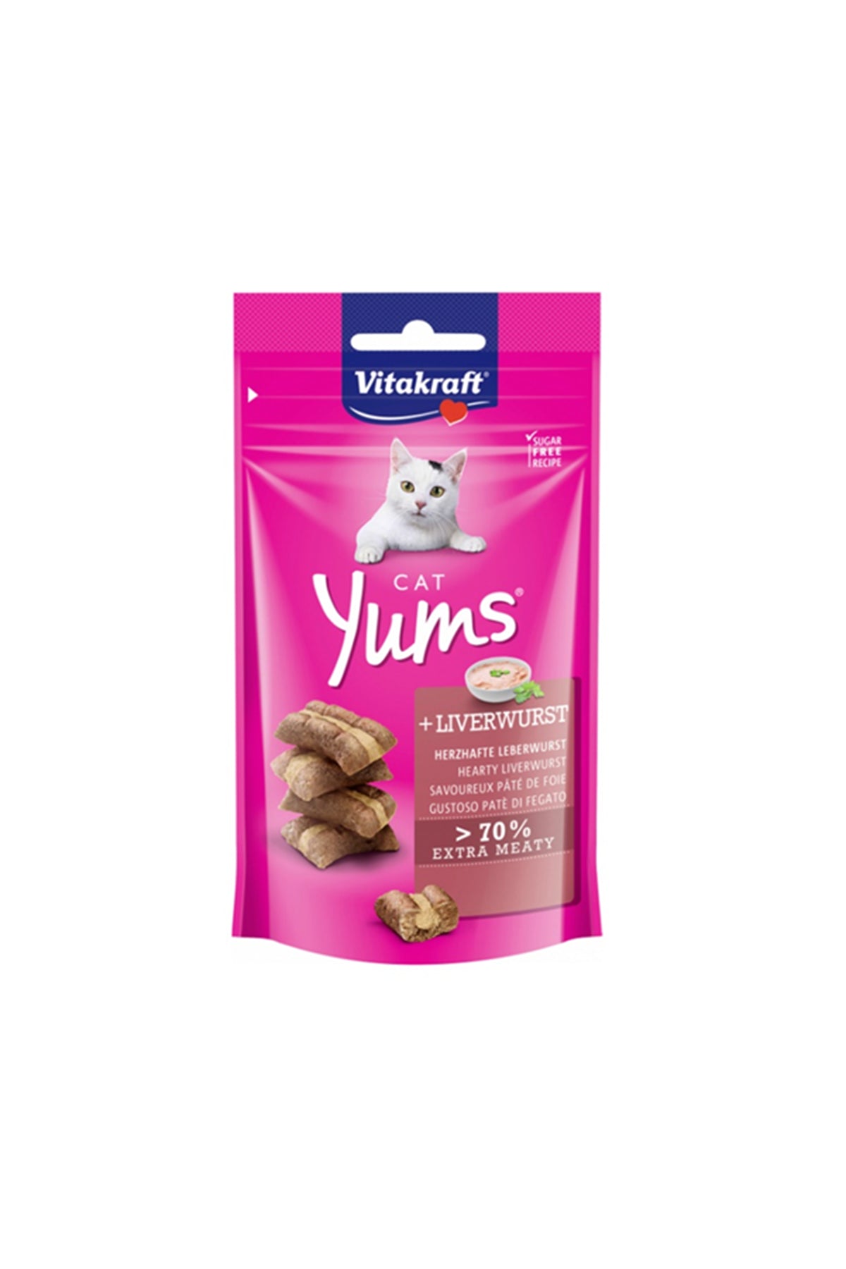 CAT YUMS LIVER SAUSAGE X 40G