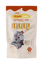 CREAMY SNACK GATOS KATSUOBUSHI Y ATUN LOPETS X 60 GR