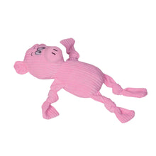 Cargar imagen en el visor de la galería, Juguete para Perros Peluche Cerdo Rosa en Cordoroy