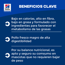 Cargar imagen en el visor de la galería, Hills Felino Adult Perfect Weight Pollo Alimento para Gatos