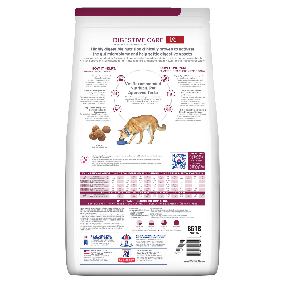 Hills Canino Digestive Care i/d Alimento para Perros Raza Grande