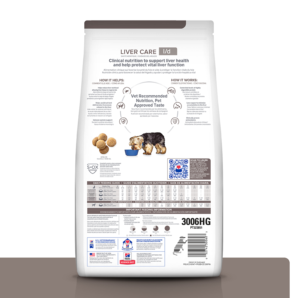 Hills Canino Liver Care l/d Alimento para Perros