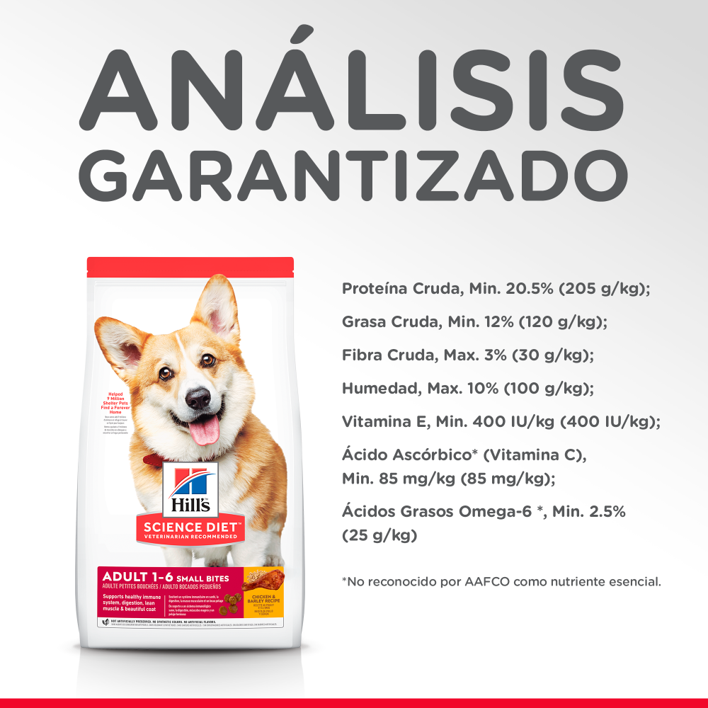 Hills Canino Adult Small Bites Pollo Alimento para Perros