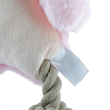 Cargar imagen en el visor de la galería, CONEJOTA ROSA FELPA CON PATAS DE CUERDA DOGM DKT PW10019