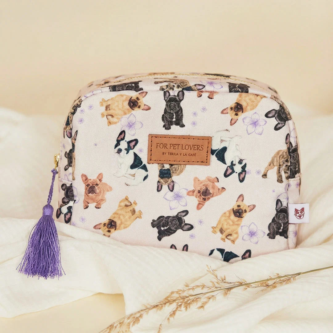 Cosmetiquera Frenchie Lila
