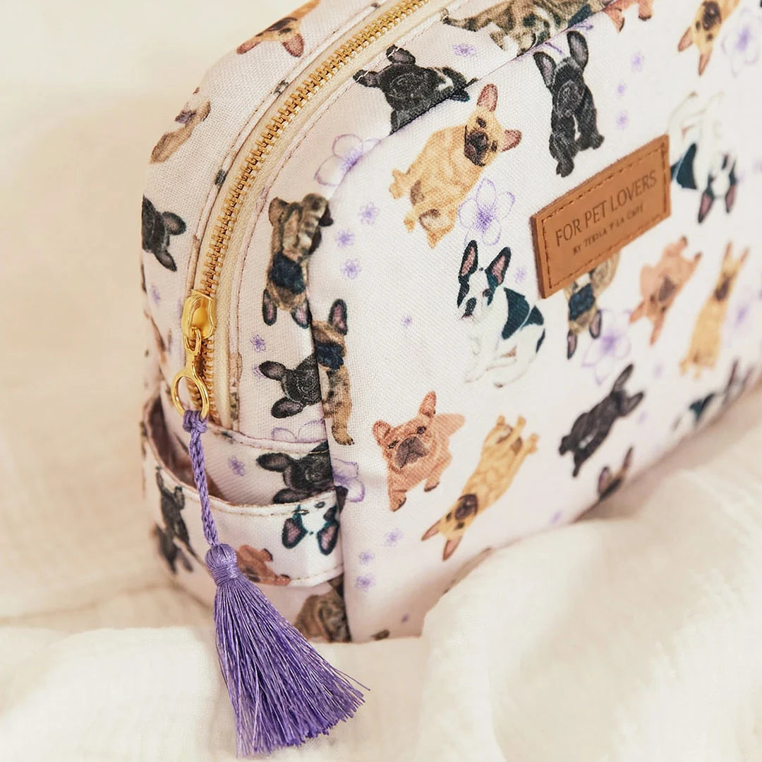Cosmetiquera Frenchie Lila