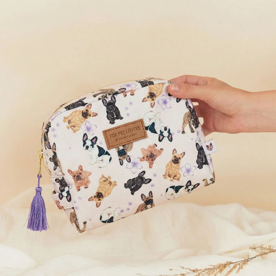 Cosmetiquera Frenchie Lila
