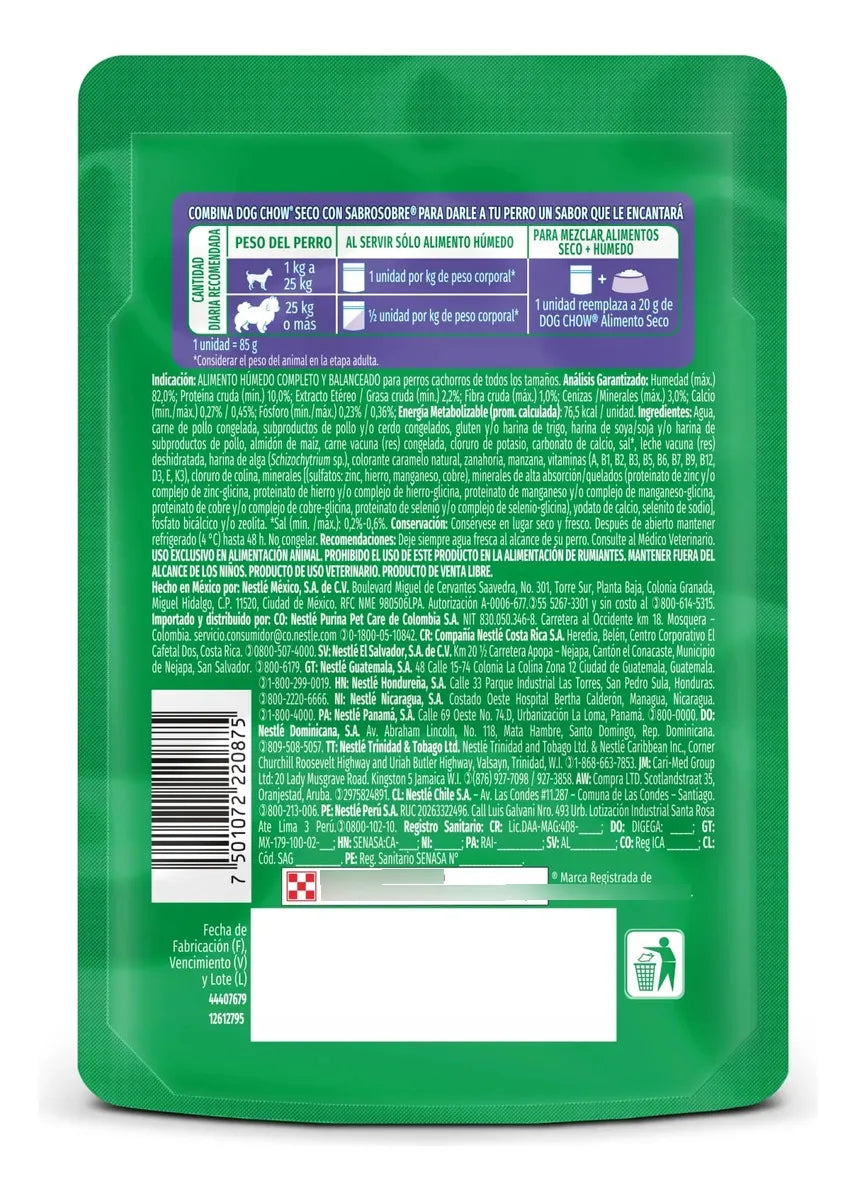 DOG CHOW CARNE CAHORRO ALIMENTO PARA PERROS