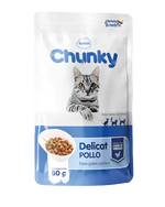 Chunky Delicat Trozos de Pollo Alimento para Gatos Italcol 80gr