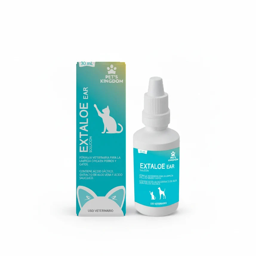 EXTALOE EAR LIMPIADOR ÓTICO PARA PERROS Y GATOS X 30ML