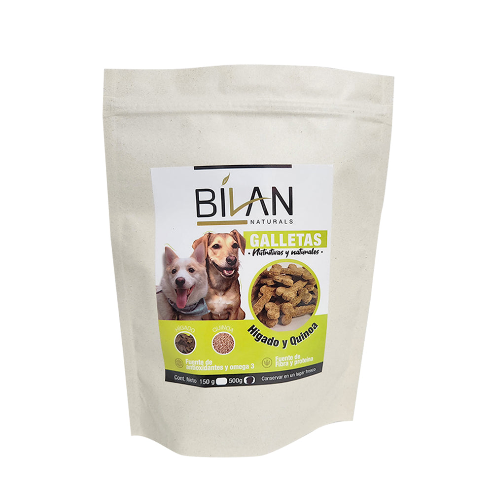Galletas de Hígado con Quinua Snack para Perros Bílan