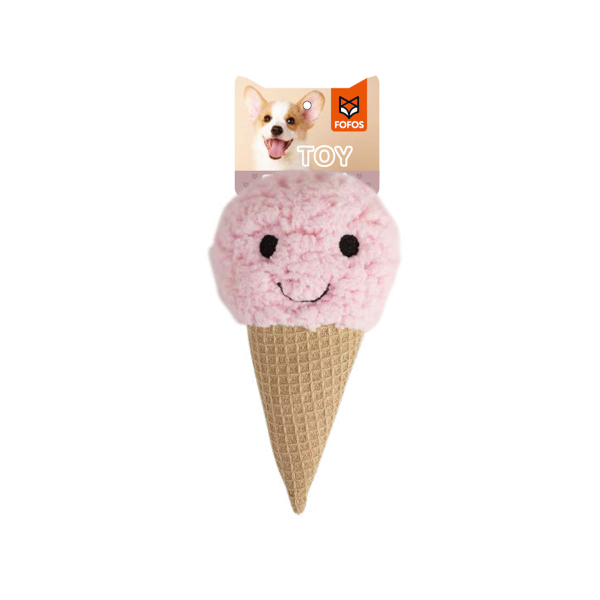 JUGUETE PELUCHE CACHORRO HELADO FUCSIA PW10147