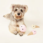 JUGUETE PELUCHE CACHORRO HELADO FUCSIA PW10147