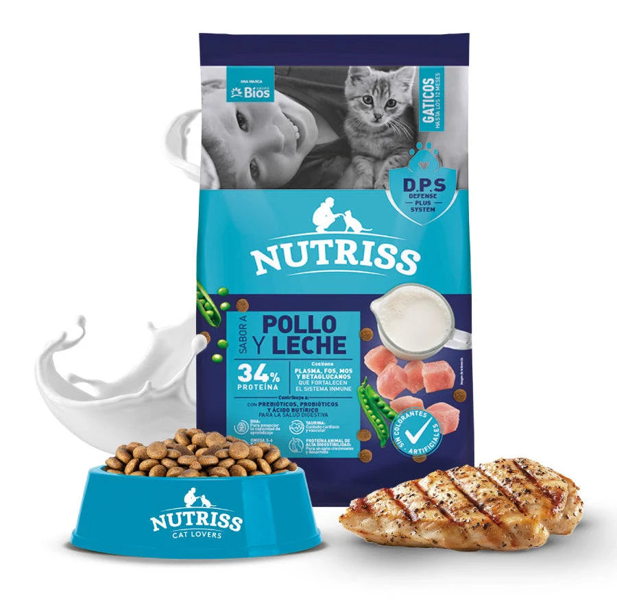 Nutriss Gaticos Pollo Y Leche X 1Kg