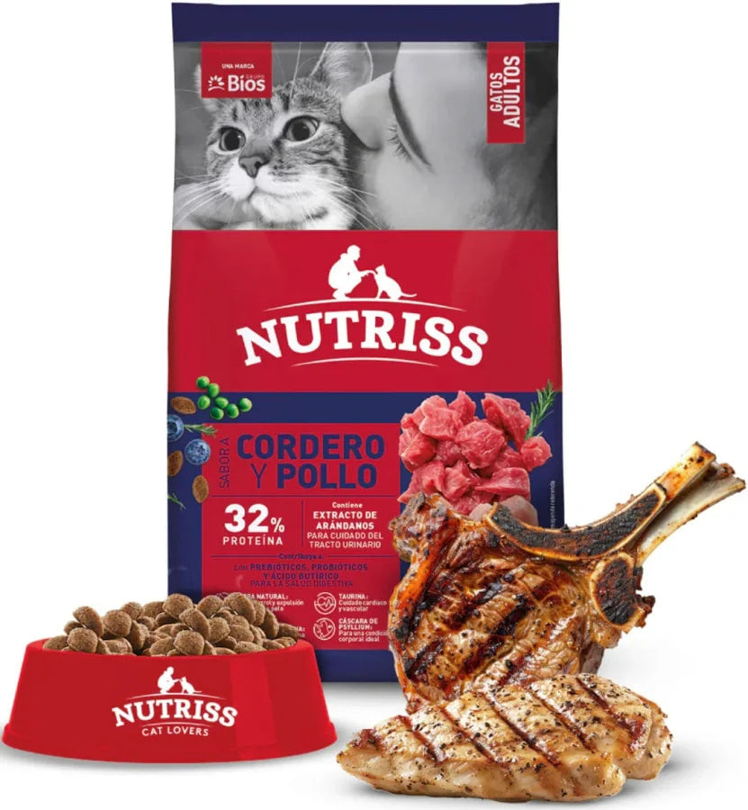 Nutriss Gatos Adultos Cordero Y Pollo
