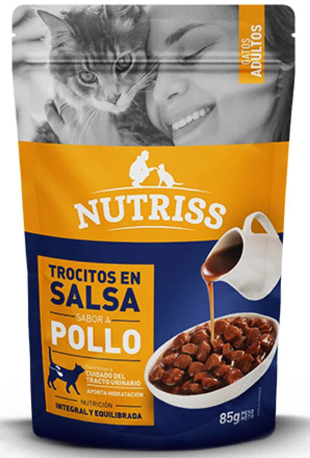 Nutriss Trocitos Gatos En Salsa Sabor A Pollo