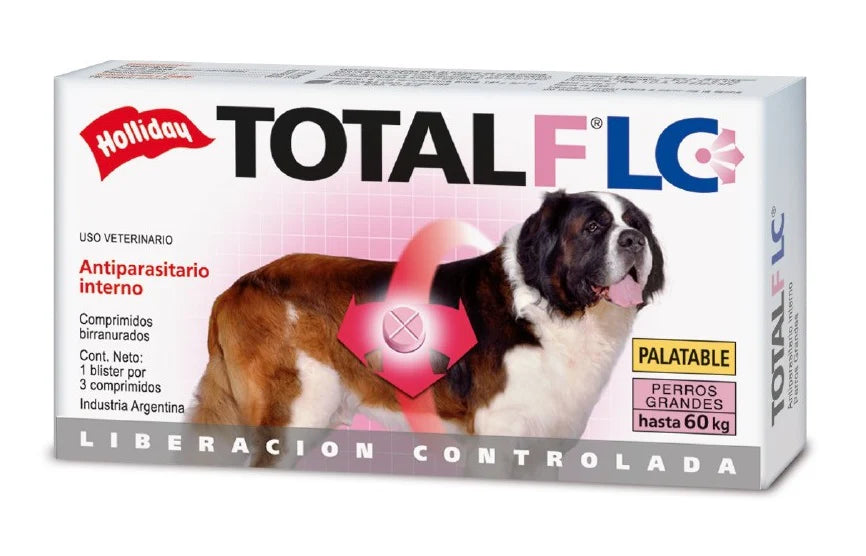 TOTAL FLC Desparacitante para perros Blister