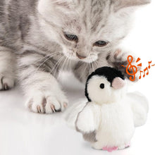Cargar imagen en el visor de la galería, PINGUINO OSCILANTE RECARGABLE CON SONIDO CATNIP DKT PW10053