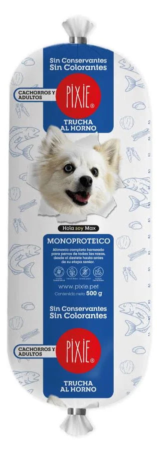 Pixie Monoproteico De Trucha Al Horno Para Perros.