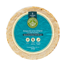 Cargar imagen en el visor de la galería, AREPAS DE ARROZ INTEGRAL CON SAL MARINA MARIAPILERA