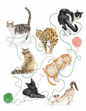 Tote bag Gatos