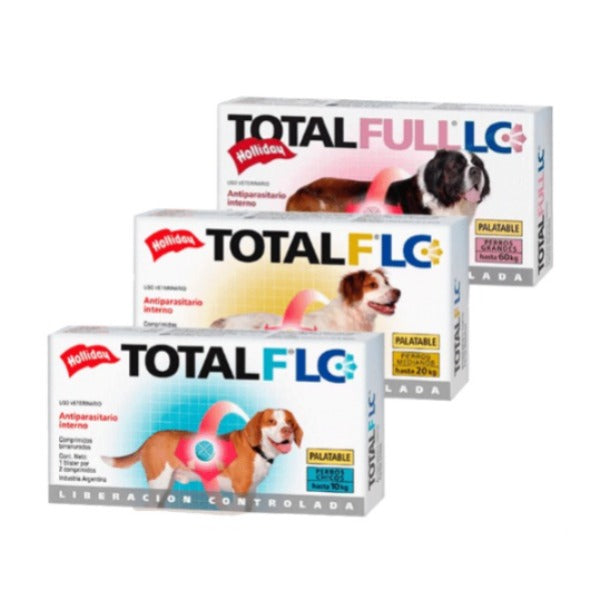 TOTAL FLC Desparacitante para perros Blister