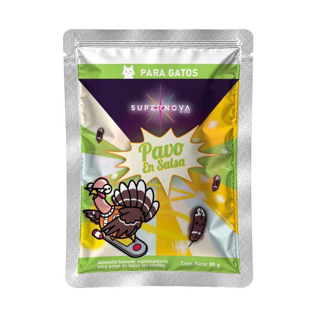 Pavo En Salsa Gato Supernova 85 G Pixie