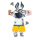 ZEBRA CON CHIRRIADOR Y ARRUGADO PERROS GRANDES PW10123