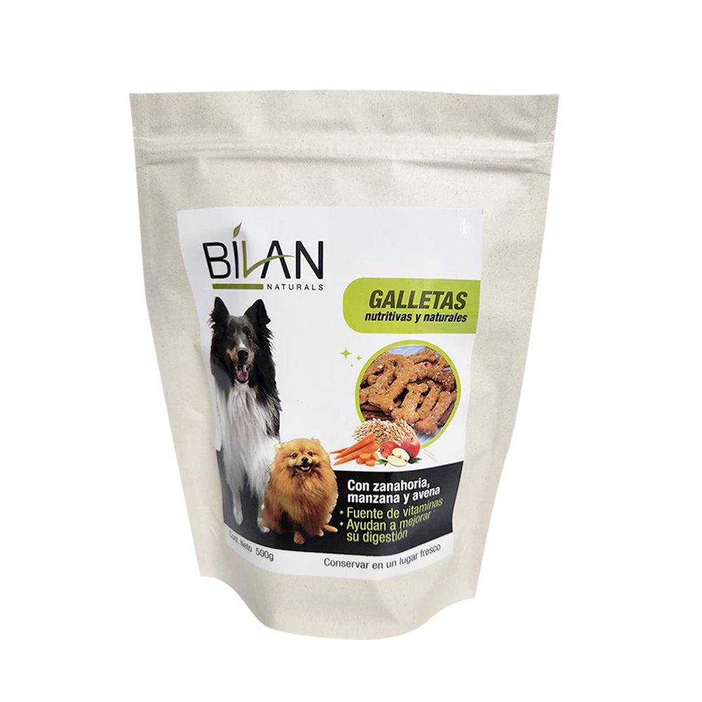 Galletas de Zanahoria con Manzana Snack para Perros Bílan