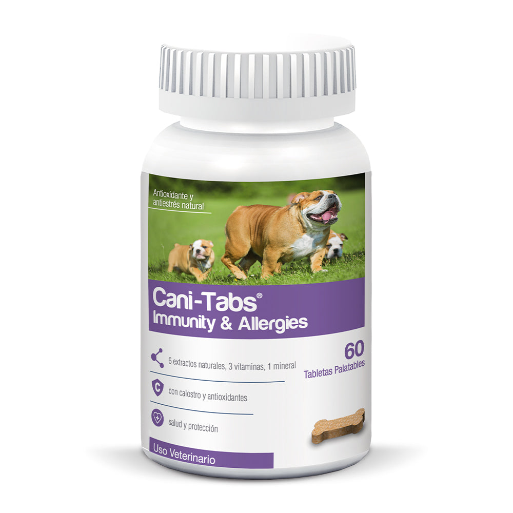 Cani Tabs Inmunity & Allergies (Frasco X 60 Tabletas)