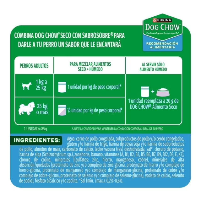 DOG CHOW POLLO CAHORRO ALIMENTO PARA PERROS