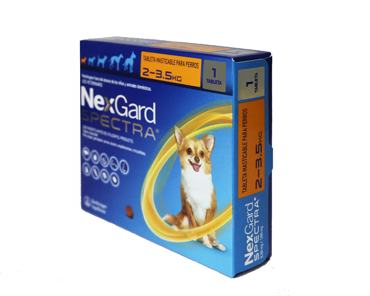 Nexgard Spectra Desparasitante Antipulgas y Garrapatas para Perros