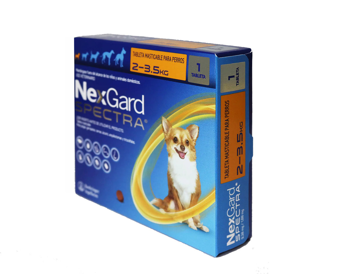 Nexgard Spectra Desparasitante Antipulgas y Garrapatas para Perros
