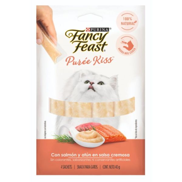Fancy Puree Kiss Con Salmon y Atún en Salsa 40 GR