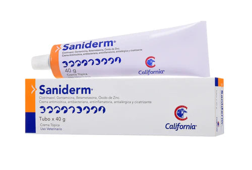 Saniderm Crema Antimicótica para Perros y Gatos