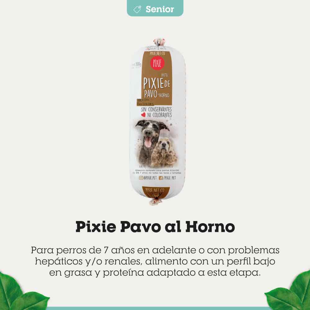 Pixie Dieta Horneada Para Perros Senior
