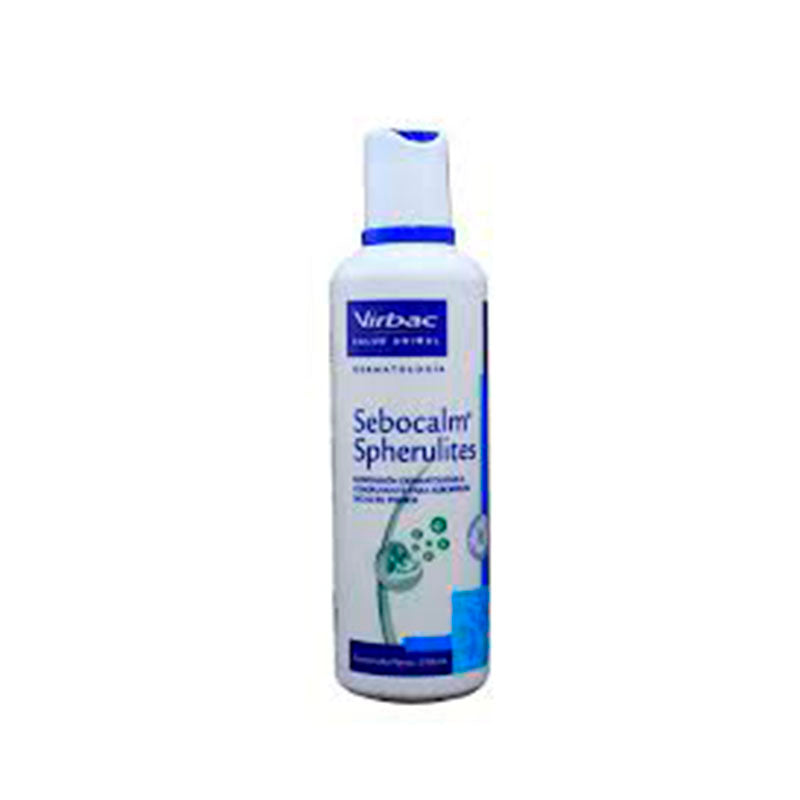 Sebocalm Spherulites Shampoo para Perros y Gatos Virbac 250ml
