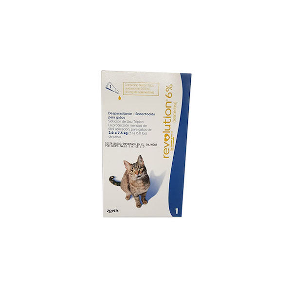 Desparasitante Endectocida para Gatos Revolution 6%