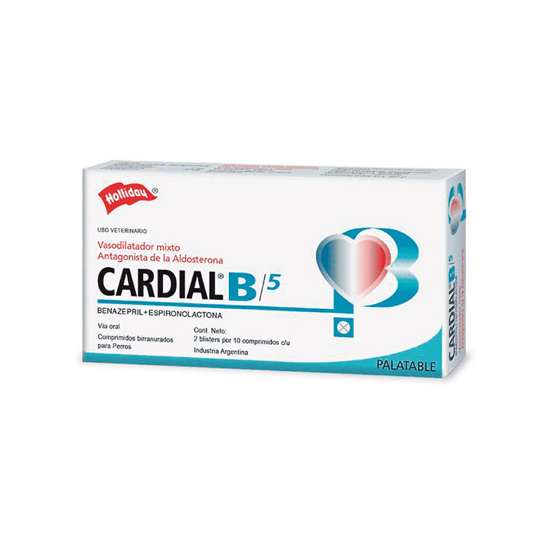 CARDIAL B 5 MG X 20COMP